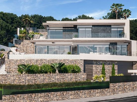 New build villa with panoramic sea views for sale in Calpe
