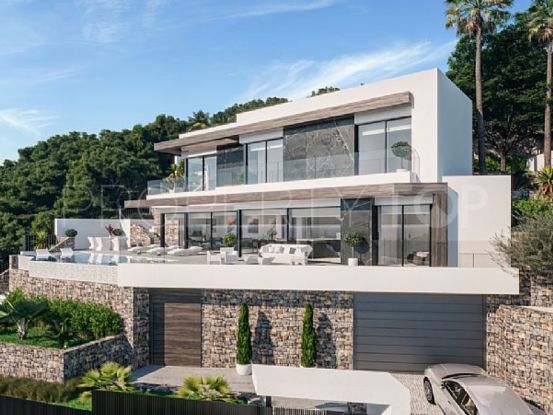 New build villa with panoramic sea views for sale in Calpe