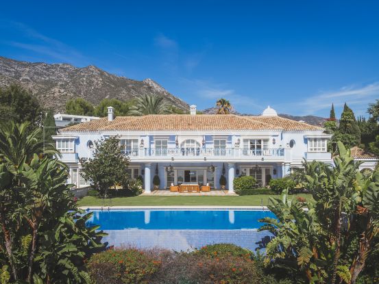 Most elegant villa with sea views in the hills of Sierra Blanca, on Marbella's Golden Mile