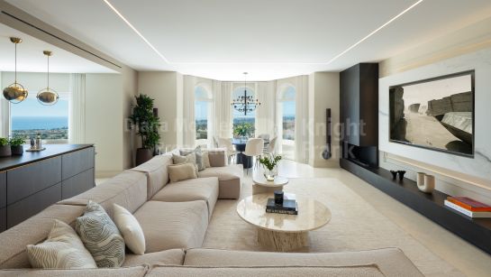 Zweistöckiges Penthouse zum Verkauf in Jardines Colgantes, Marbella Goldene Meile