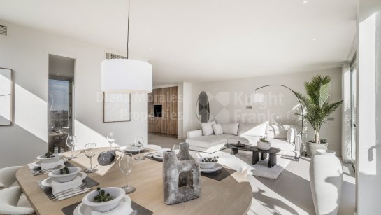 Erdgeschosswohnung zum Verkauf in Palacetes Los Belvederes, Nueva Andalucia