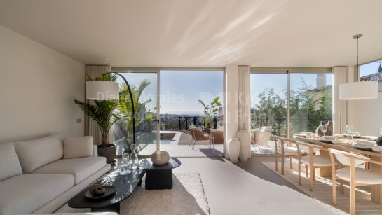 Erdgeschosswohnung zum Verkauf in Palacetes Los Belvederes, Nueva Andalucia