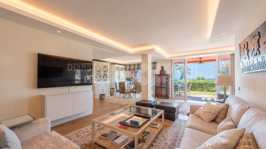 Erdgeschosswohnung zur Miete in Menara Beach, Estepona Ost