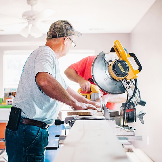 workes at work renovating a house, featured image for the article