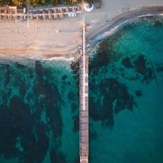 top view of a Marbella beach, featured image for the article