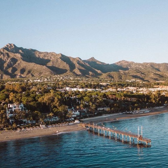 a panoramic view of Marbella Golden Mile, featured image for the article 