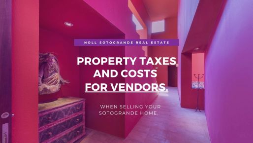02 - Property Taxes and Costs for VENDORS Marbella Sotogrande Spain