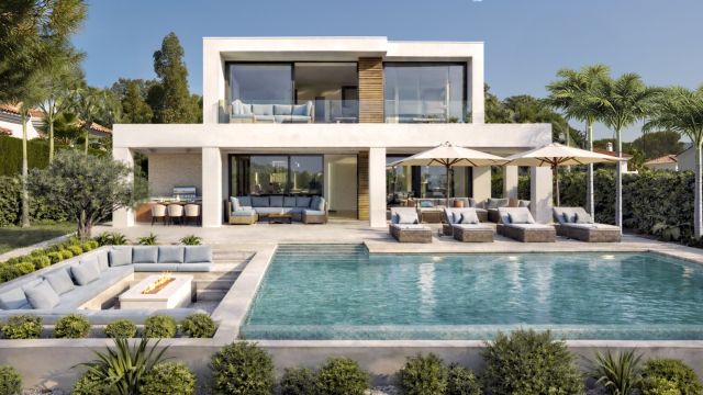 ENTRELAGOS I |VILLA CONTEMPORÁNEA EN PRIMERA LÍNEA DE GOLF EN LA CALA GOLF, MIJAS