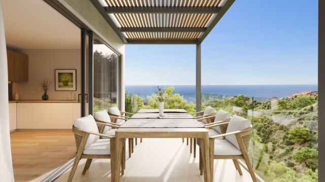 VERIDIAN |ELEGANTE GESCHAKELDE WONING IN EL HIGUERÓN, FUENGIROLA, MET ZEEZICHT