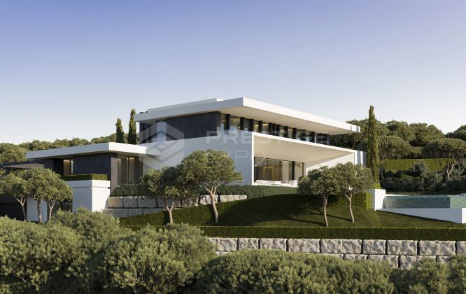 Villa en construccion II fase "EL BOSQUE" en La Reserva del Alcuzcuz, Benahavis