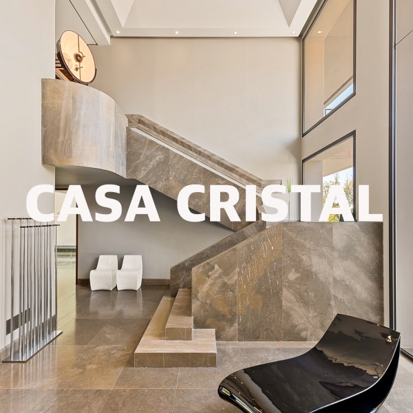 Entrance hall at Casa Cristal, La Zagaleta