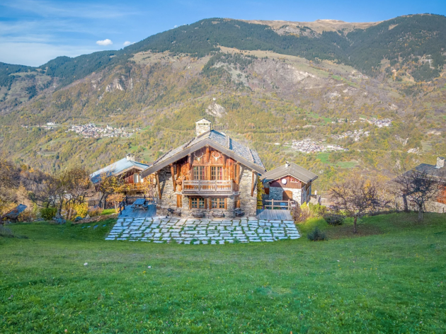 Chalet doble en los Alpes franceses en Courchevel, Francia
