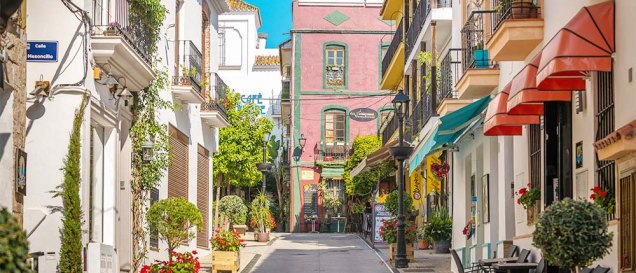 downtown marbella street