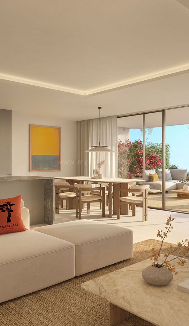 Drei-Zimmer-Wohnung mit Garten in Benalmádena