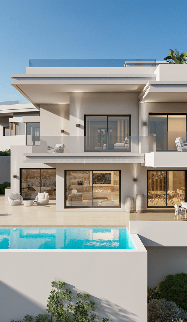 New built villas in La Resina golf, Estepona