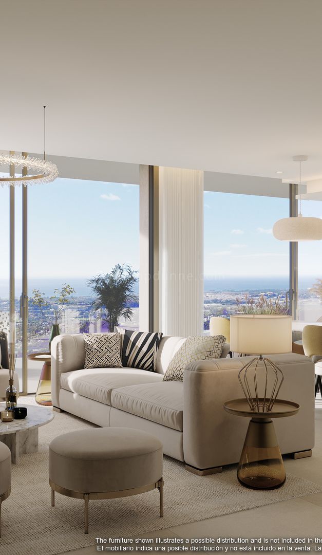 Modern Apartment with Panoramic Views in Real de la Quinta, Marbella
