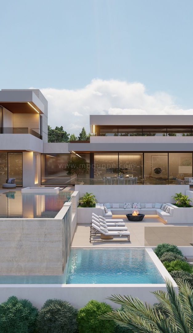 Villenprojekt in der Golf Valley, Nueva Andalucía