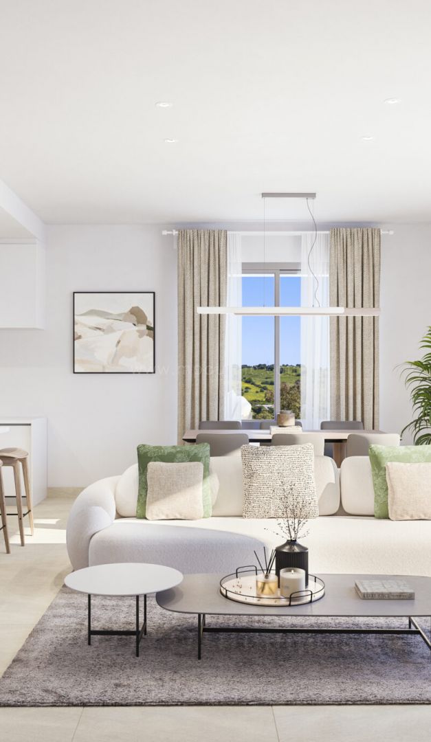 Gerade auf den Markt gebrachte Wohnungen vom Plan weg, Estepona Golf