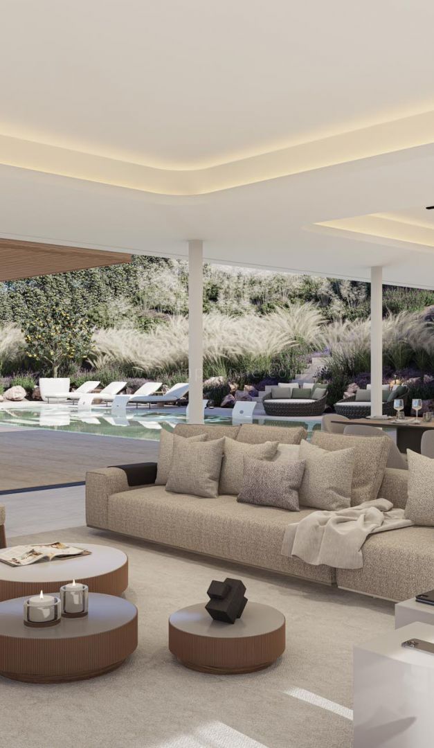 Villa am Golfplatz mit Panoramablick in La Reserva, Sotogrande