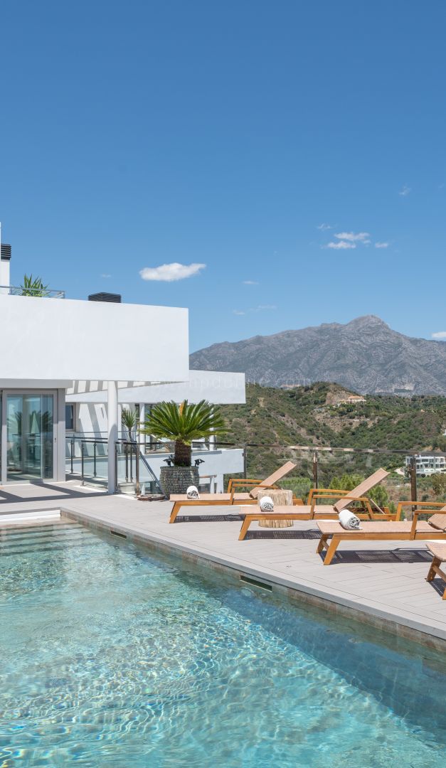 Moderne Villa mit freiem Blick in El Herrojo, La Quinta