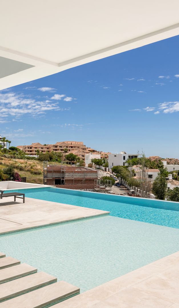 New Modern Contemporary Designer Villa with Sea & Golf views