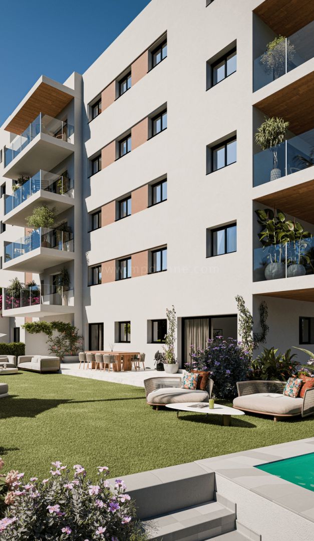 Moderne Apartments mit Dachterrassenblick in Las Mesas, Estepona