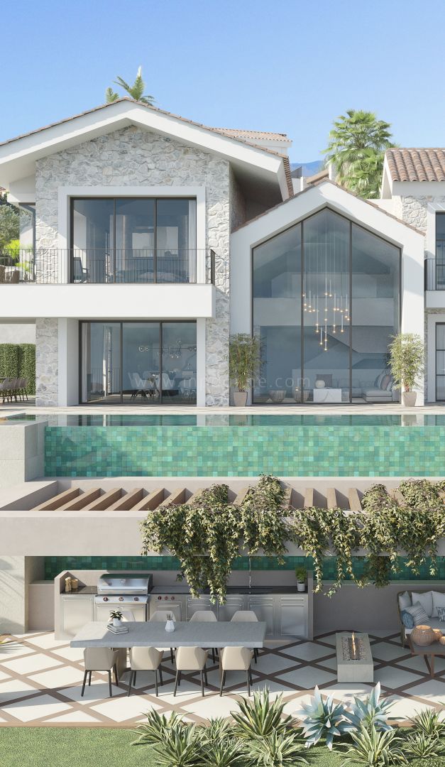 Nuevo complejo de villas modernas en La Quinta Hills