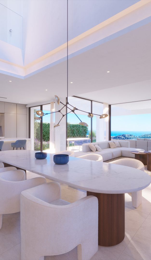 Modern Villas with Panoramic Views in Estepona Golf