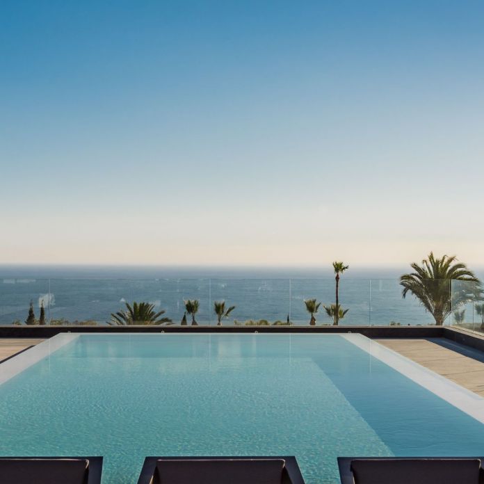 Mediterranean Sea view in Sierra Blanca Marbella