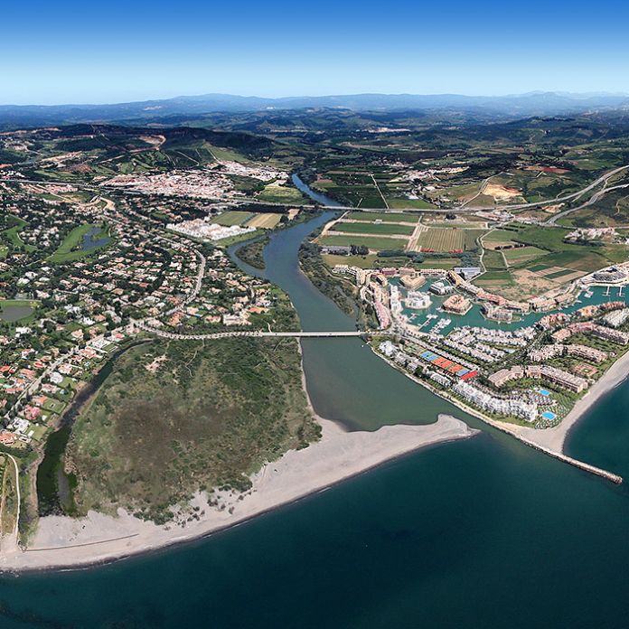 Aerial view Sotogrande, Cádiz