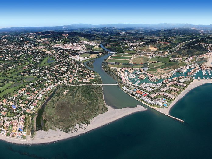 Aerial view Sotogrande, Cádiz