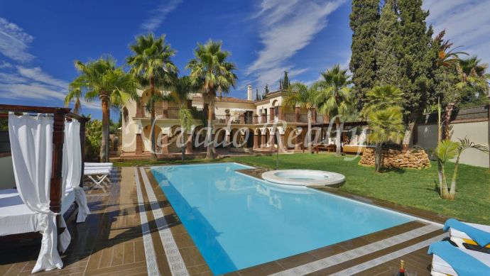 Stunning villa in the best Urbanization in Marbella close to the beach for rent