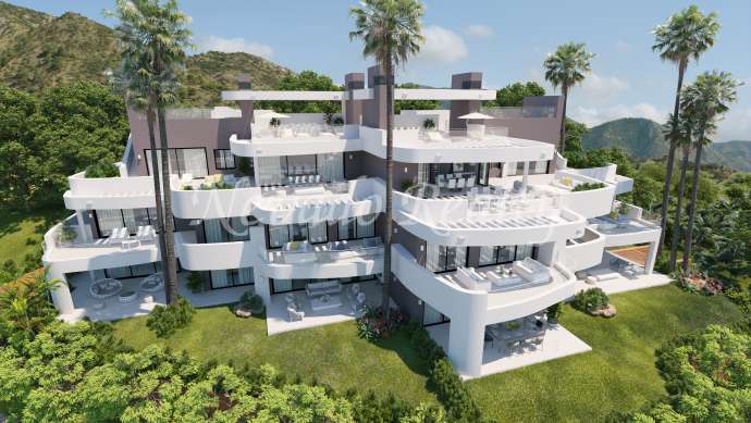 					Appartements et penthouses à Marbella avec vue sur la mer
			