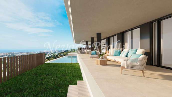 					Apartamentos a estrenar en Los Altos de la Quinta con vistas al mar en venta.
			