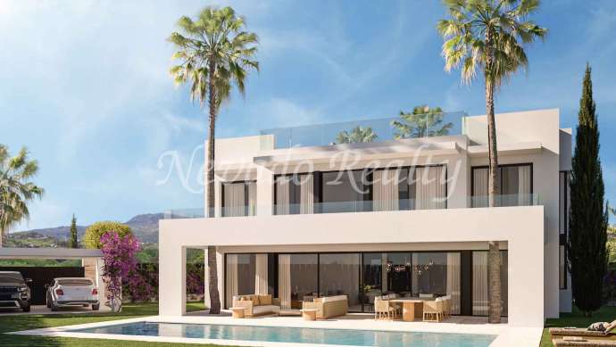 Proyecto de villa en Estepona junto a campo de golf