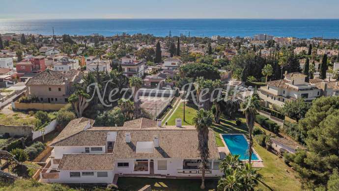 Villa de Marbella avec vue sur la mer à vendre