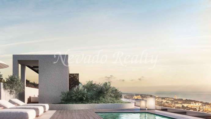 Luxury villa in Sierra Blanca with sea views for sale