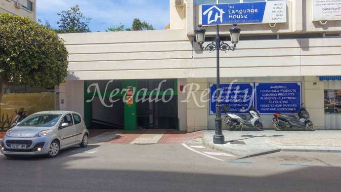 Deux places de parking dans le centre de Marbella à vendre