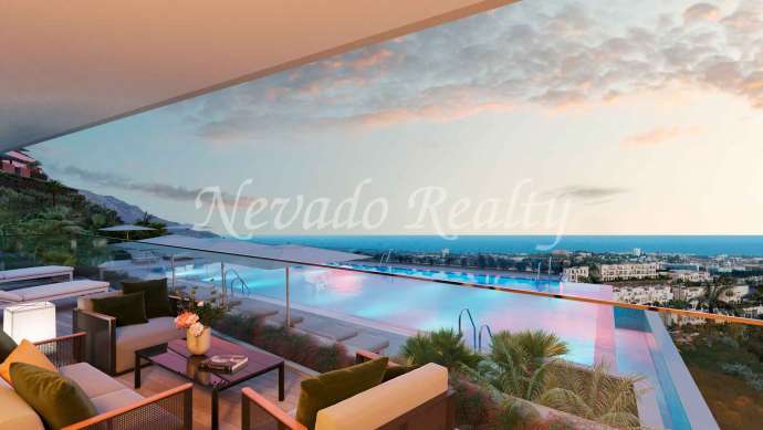 Apartamento en Benahavís con vistas al mar en venta