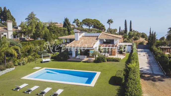 Villa en Hacienda Las Chapas con vistas panorámicas al mar en venta