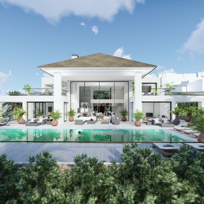 Villa de luxe à Marbella par Juan Salvador Shvartzberg