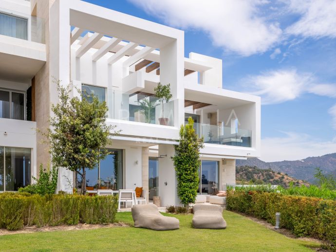 Casa Helios - Apartamento de lujo en Planta Baja en Palo Alto, Ojén con Vistas Panorámicas al Mar, a pocos minutos de Marbella