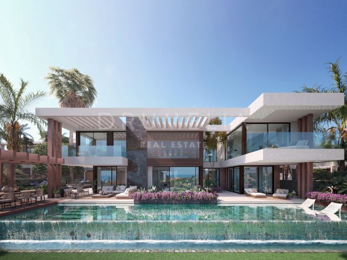 Off- Plan Luxe Villa Project: met uitzicht op zee en de bergen en op maat gemaakte voorzieningen in het hart van Nueva Andalucia