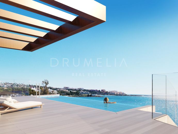 Ny modern lyxig takvåning Duplex vid havet (projekt), Estepona Playa
