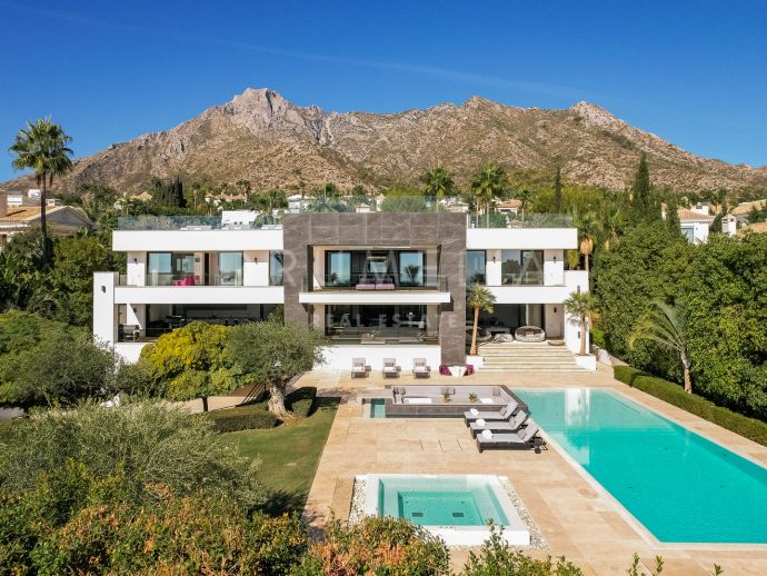 Villa Mozart - Neubau einer einzigartigen zeitgenössischen Luxusvilla, Sierra Blanca, Goldene Meile, Marbella