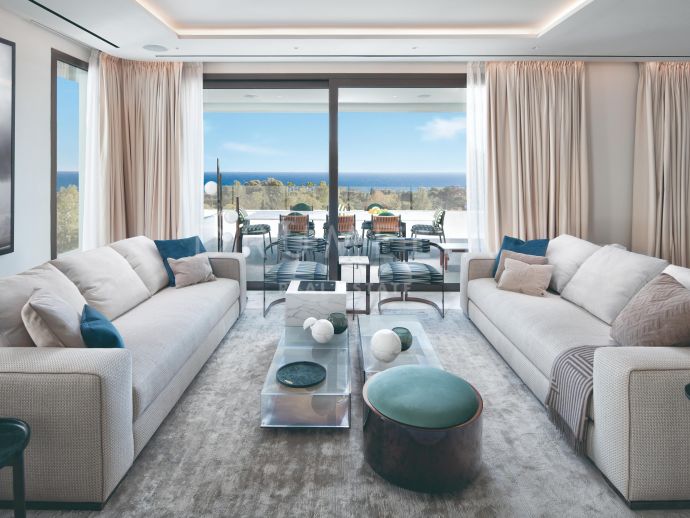 Verbazingwekkend luxe appartement in unieke nieuwe residentie, Marbella Golden Mile