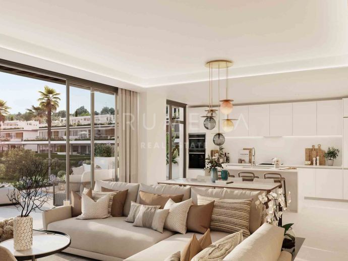 Wunderschöne moderne Wohnung in einer neuen Siedlung in Marbella