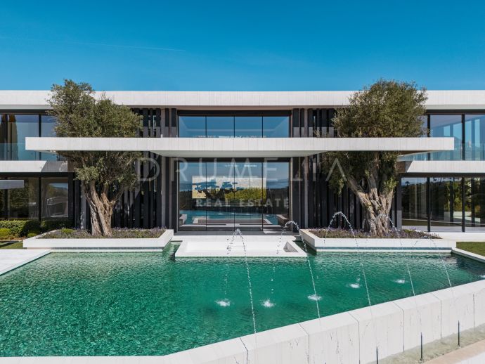 Perla Negra - Neue, einzigartige, prächtige Luxusvilla in erster Reihe zum Golfplatz, Los Flamingos, Benahavis