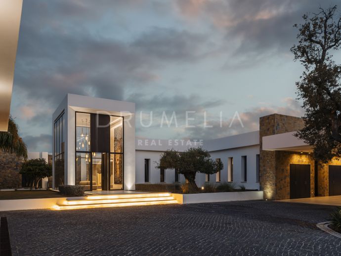 Villa Calma - Modern Mansion built on one level, for Sale in Marbella Club Golf Resort