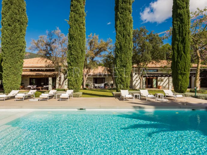 Storslått, luksuriøs villa med panoramautsikt over havet i La Zagaleta Golf Resort, Benahavís